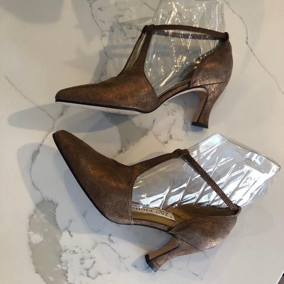 Evan-Picone Feather Constructed Women’s Dress Pumps Pointed Toe Strappy Sz. 7. - Picture 10 of 11